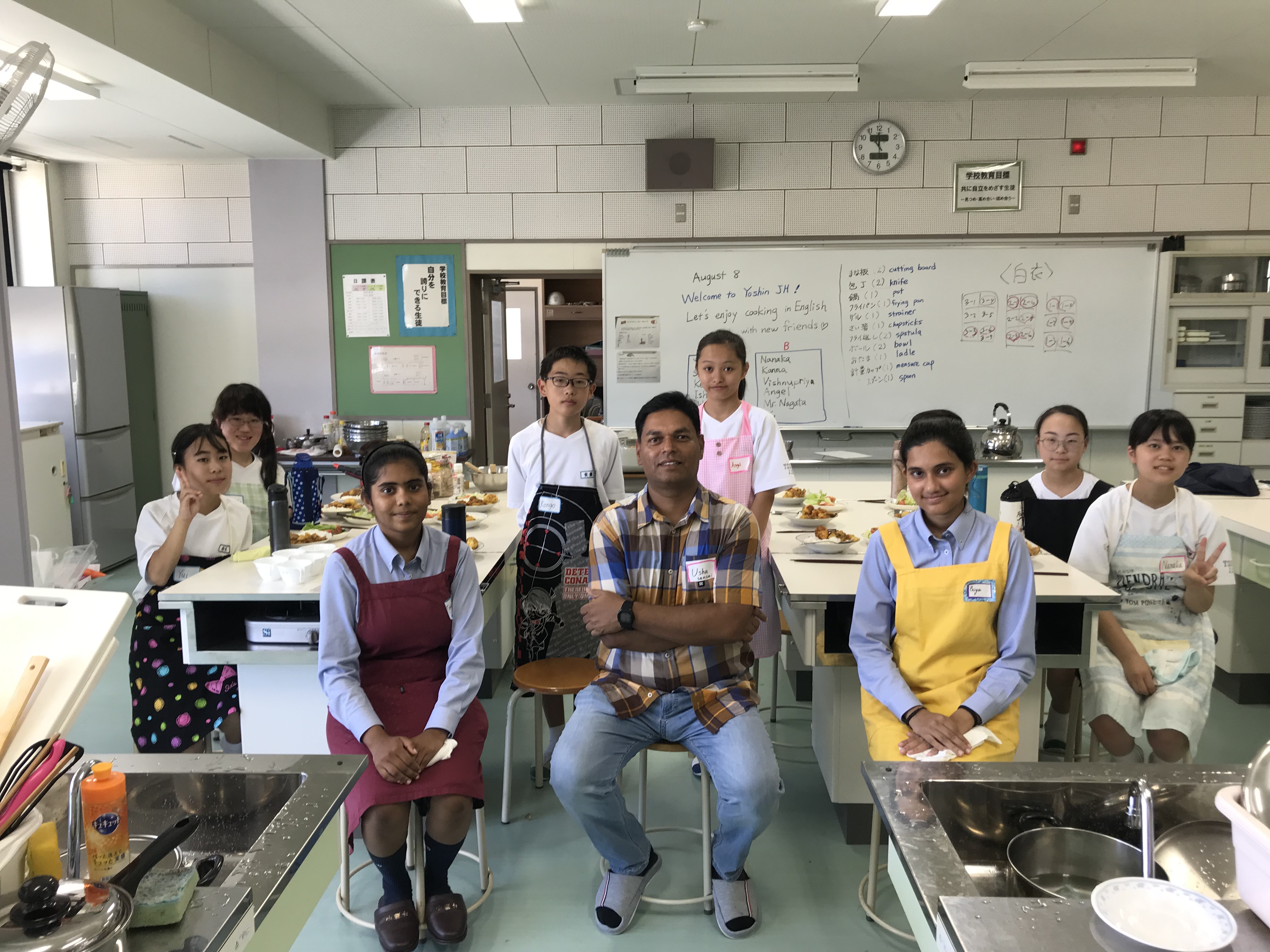 Learning Cooking in English