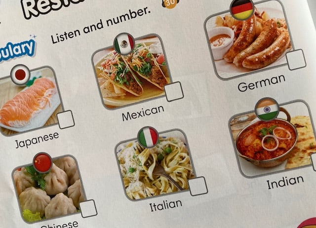 世界の様々な料理