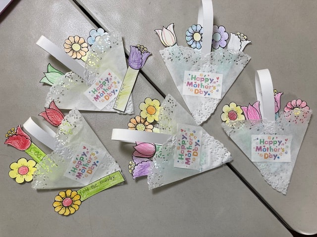 母の日のバスケット